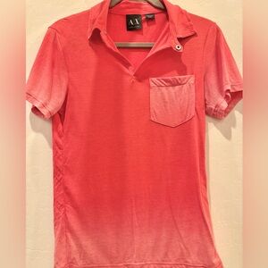 Ombre Hot pinkA/X Polo shirt - size XS